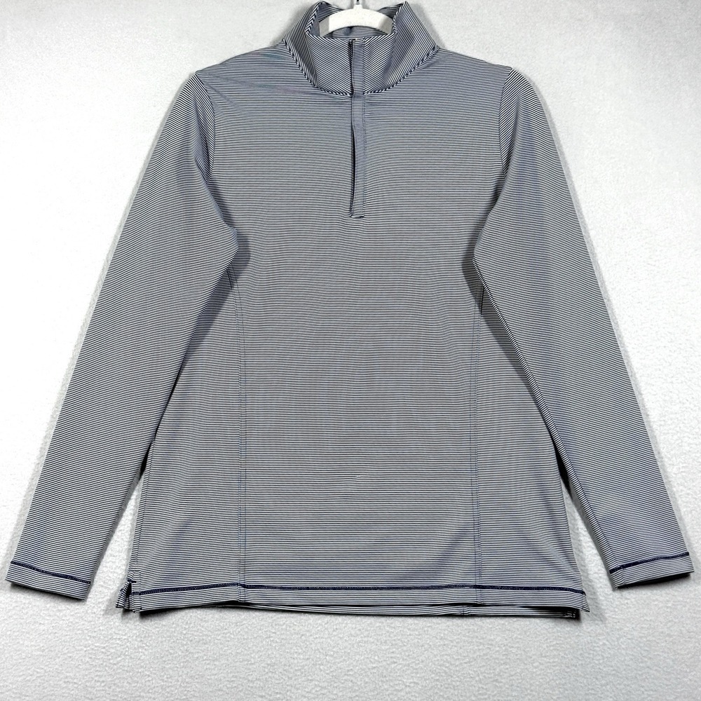 Peter Millar Perth Performance Zip Pullover Womens Medium Crown Sport UPF 50+